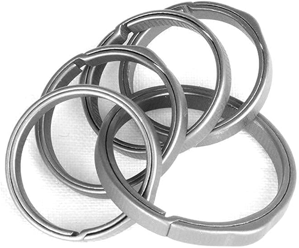 TISUR Titanium Side-Pushing Key Rings, Wisely Group Your Key, 3 Size Choices at  Men’s Clothing store