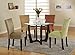 Bloomfield Round Cross Table Base Cappuccino