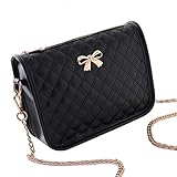 Fanala Cute Women Girls Purse Bow Wallet Bag PU Leather Clutch Bag