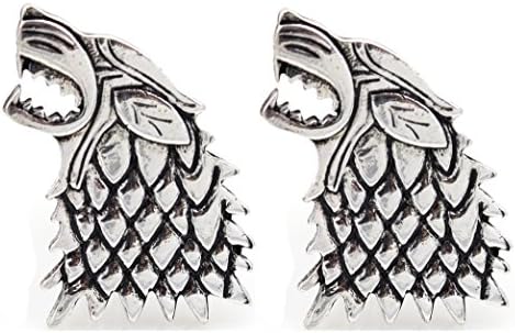Dire Wolf Cufflinks - Steampunk - GoT - House Stark - Westeros - Fantasy - DWC