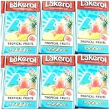 (Pack of 6) Lakerol Tropical Fruit Sugarfree Pastilles 27g