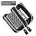 MaxGear Leather Credit Card Wallet Credit Card Holder with Zipper Genuine Leather Credit Card Protector RFID Zip Around Wallet