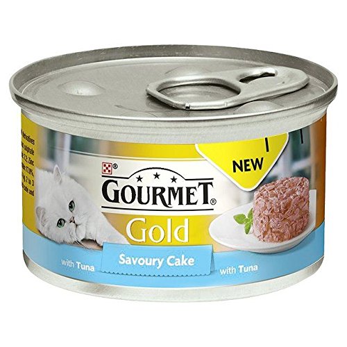 GourmetGold Savoury Cake Adult Cat with Tuna 85g (Pack of 6)