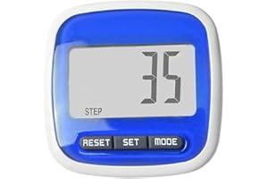 Pocket Pedometer with Belt Clip Pocket Step Counter, Pedometer Step Counter Walking Distance Calorie Counter with Large LCD D