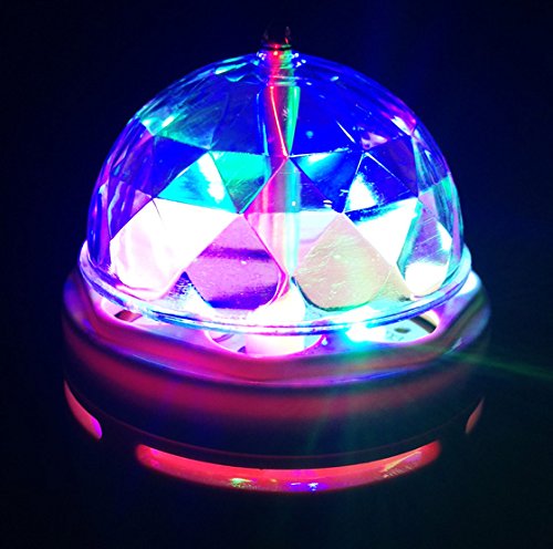 LED Disco Party Bulb, Disco Light, DJ Light for Party's, Chrystal Ball Effect - Ships from USA