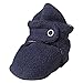 Zutano Booties Unisex Cozie Fleece Baby Bootie Warm Slipper Socks Navy Grey 12M