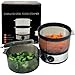 Chef Buddy 72-9093 400-Watt Stainless Steel Food Steamer, 4-Quart
