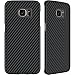 Galaxy S7 Edge Case, SANMIN Nillkin [Black] Ultra Slim Light Carbon Fiber Armor Case Cover for Galaxy S7 Edge