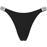 Victoria's Secret Women's Very Sexy Shine Strap Thong Underwear, Panties for Women (XS-XXL)