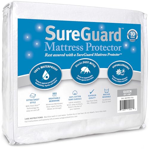SureGuard Cotton Terry Mattress Protector
