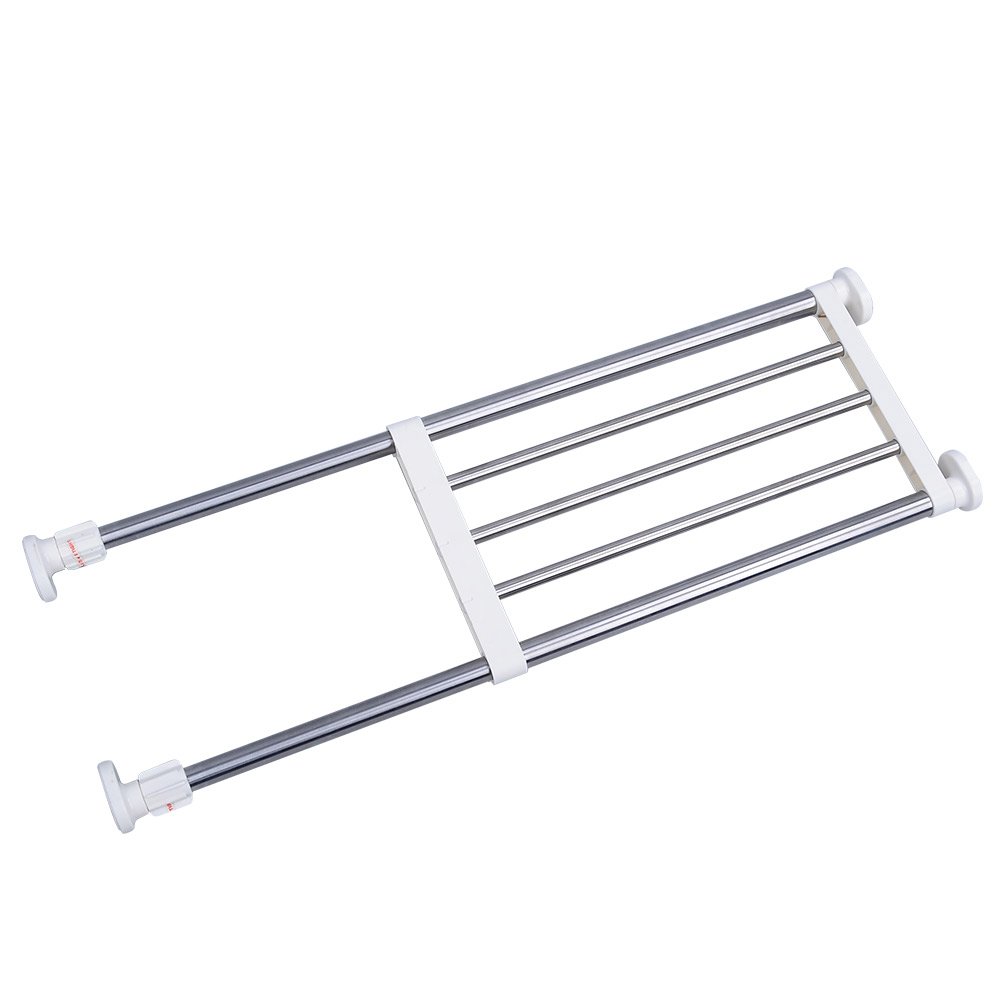expandable tension shelf storage rack