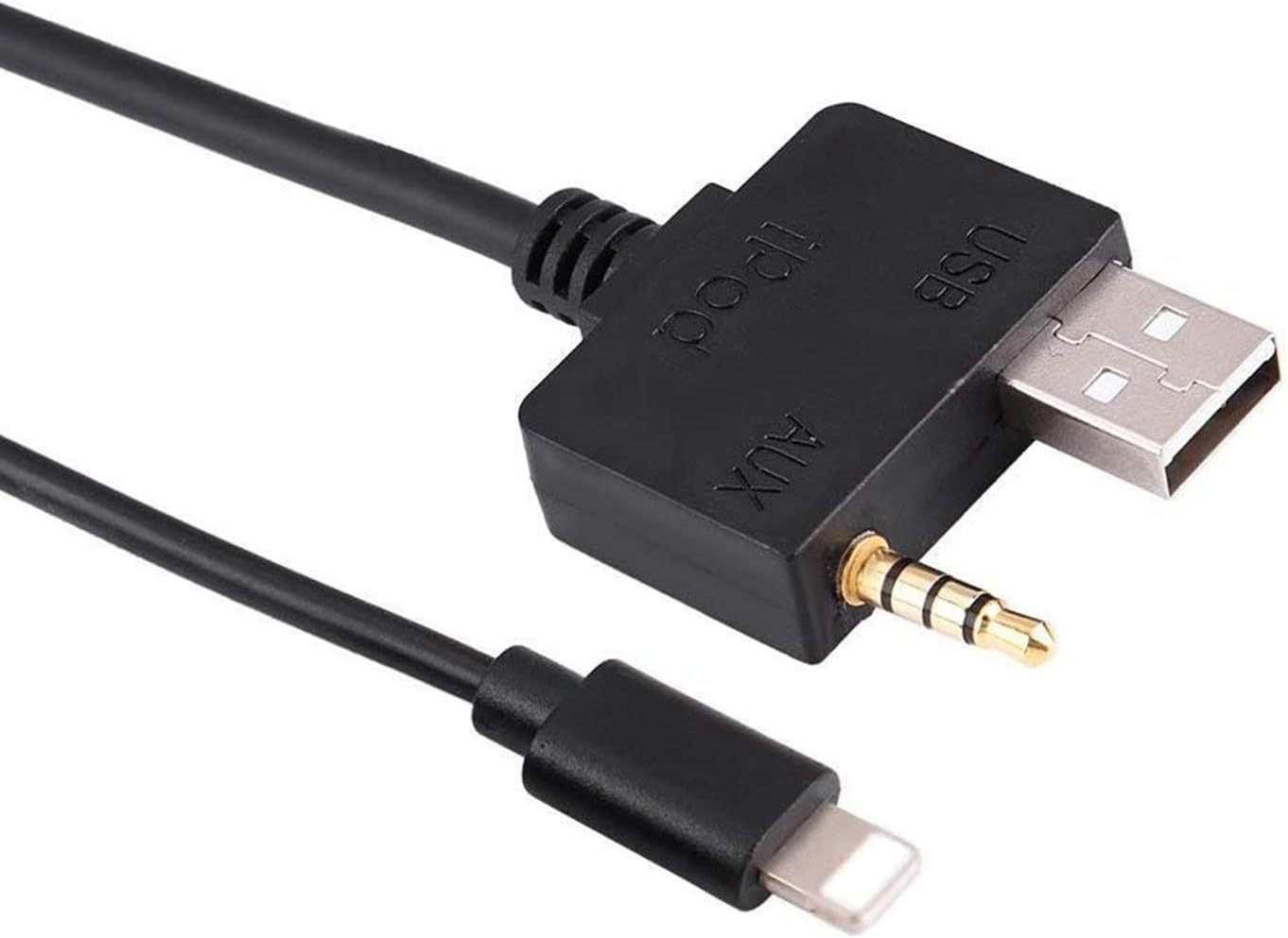 Aux Media Interface Audio Adapter Compatible with A4 A3 A5 A6 A8 S4 S6 S8 Q5 Q7 R8 with MMI 3G+ for iXs iXs Max iXR i8 i7 i6 i6s Plus