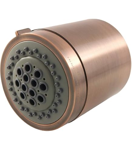 8-Inch Antique Red Copper Rainfall Shower Head – Stainless Steel, G1/2 Thread, 360° Adjustable Angle, High-Pressure Flow For Home & Outdoor Use