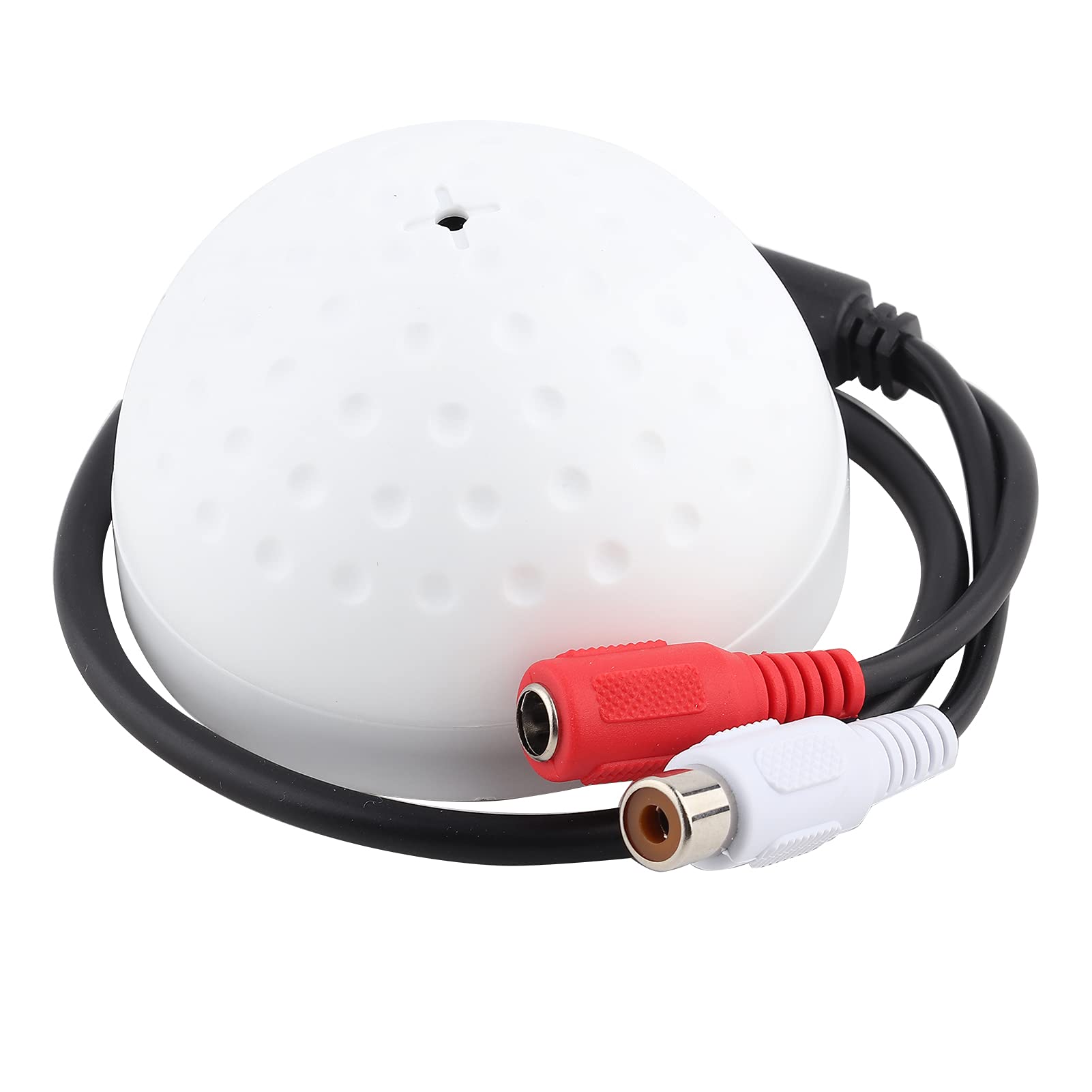 Zerone Microphone Mic Audio Pickup Device for Security Camera, 100 Square Meters Wide Range High Sensitive Audio Surveillance Microphone for CCTV Security