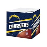 San Diego Chargers 2.75-Inch Sticky Note Cube, 550 pages - NFL (CUS-QUX)