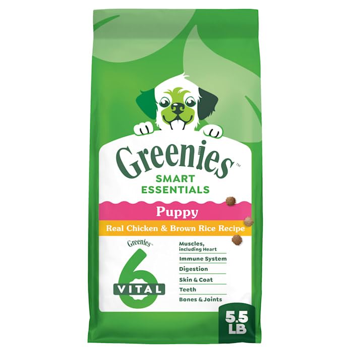 Photo 1 of *BBD Feb 5, 2026* Greenies Smart Essentials High Protein Real Chicken & Brown Rice Recipe Dry Puppy Food 5.5 lbs.