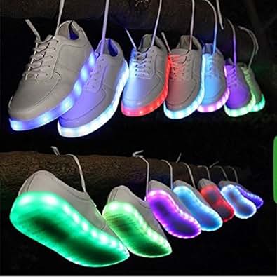 zapatos con luces led para deportivas zapatillas fluorescentes de moda