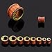 D&M Jewelry 6pcs 0G-3/4