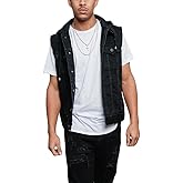 VICTORIOUS Rocker Denim Jean Vest Jacket