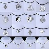 Pusheng Retro Yin Yang Choker Pendant Necklace for Mother's Day,Birthday Day