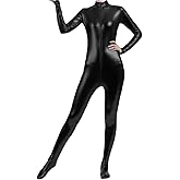 VSVO Shiny Metallic Unitard Bodysuit Catsuit