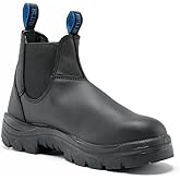 Steel Blue Men's 6-inch Elastic Sided Steel Toe Hobart Work Boot, Black