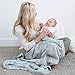 GRACED SOFT LUXURIES Muslin Baby Blanket | Breathable, Ultra-Soft Muslin Quilt | Perfect Receiving Blankets for Boys & Girls | Woodland Forest - 47” x 47”