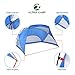 ALPHA CAMP 3 Person Sports/Beach Shelter Easy Up Sun Shade - 9' x 6' Blue