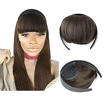 Inaaya Synthetic Front Hair Fringes Band In Front Hair Bangs