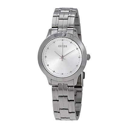 GUESS Analog White Dial Womens Watch - W0938L3