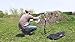 Caldwell Magnum Rifle Gong with Collapsible Design and AR550 Steel Construction for Outdoor, Range, Shooting and Hunting