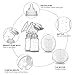 Electric Double Breast Pumps, Breast Pump Safe Milk Storage Bottle Dual Control Milk Suction and Breast Massager Breast Care with USB and Lid for Baby Breastfeeding by MYSWEETY