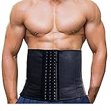 imurz Men's Tummy Control Steel Boned Waist Trainer Workout Sport Shapewear