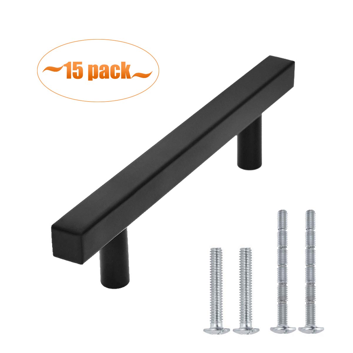 Best Black Square Bar Cabinet Pulls