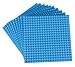 Premium Sky Blue Stackable Base Plates - 10 Pack 6
