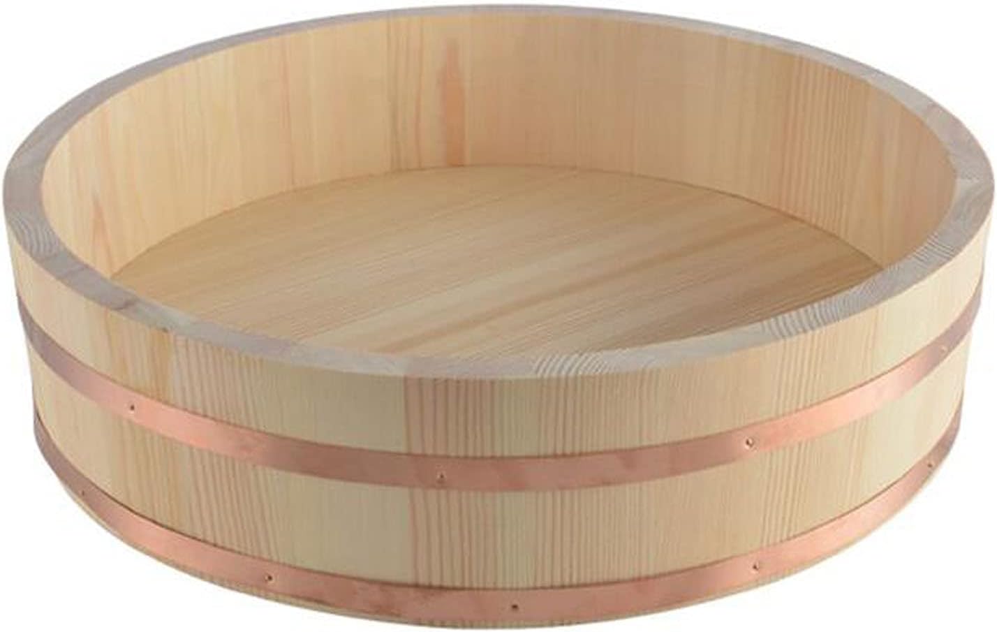 Sushi Making Kit, Wooden Sushi Mixing Bowl Bamboo Sushi Mat Oak Rice
