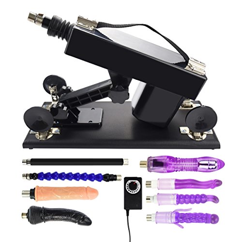 iKenMu Female Masturbation Automatic Machine Gun For Sex,Multispeed Adjustable With Different Sizes Attachments And Extend Tubes(US-BV2)
