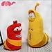 2PC Korea hilarious insect Larva Farting Larva Plush Toys birthday gift 30-20CM /item# G4W8B-48Q53769