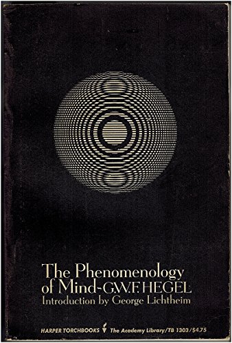 The Phenomenology of Mind 0060904658 Book Cover
