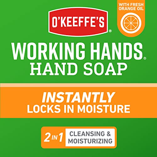 O'Keeffe's Working Hands Moisturizing Hand Soap with Fresh Orange Oil