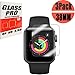 [3 Pack] Apple Watch 38mm Screen Protector (Series 1 / Series 2/ Series 3), VUV Premium Anti-Scratch Tempered Glass Screen Protector [Anti-Bubble] for Apple Watch [Only Covers the Flat Area]