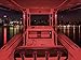 Zone Tech 30cm Flexible Waterproof Red Light Strips 4-Pack LED Car Flexible Waterproof Red Light Strips