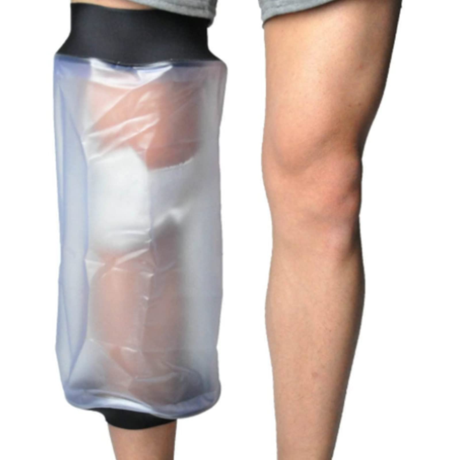 Waterproof Protectors Dressing Cover for Shower, Lightweight Reusable Cast Protector for Adults Knee Elbow, Broken Knee Wound Burns Cast Cover with Waterproof Seal Protection, Keep Wounds Bandage Dry