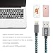 iPhone Cable - 6Feet, DANTENG Extra Long Charging Cord - Nylon Braided 8 Pin to USB Lightning Charger for iPhone 7,SE,5,5s,6,6s,6 Plus,iPad Air,Mini,iPod(BlackGreen)