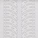 Fondant Impression Mat - Tire Tread