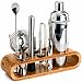 Mixology Bartender Kit: 10-Piece Bar Tool Set with Stylish Bamboo Stand - Perfect Home Bartending Kit and Martini Cocktail Shaker Set For an Awesome Drink Mixing Experience - Exclusive Recipes Bonus primary