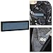 Koolertron Programmable LED Digital Scrolling Message Name Tag Id Badge(12x48 Pixels) (Blue)