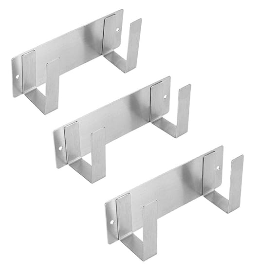 Celbon Topfdeckelhalter 4er Set - Selbstklebend Edelstahl Für Küchenorganisation