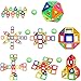 IMZ 66-Pcs Magnetic Building Blocks Set, Construction Building Tiles Creativity Educational Toys for Baby/ Kids, Come with Storage Container (66PCS)