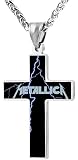 Fashion Personality And Justice For All_Metal Religious Metal Alloy Stainless Cross Necklace Jewelry